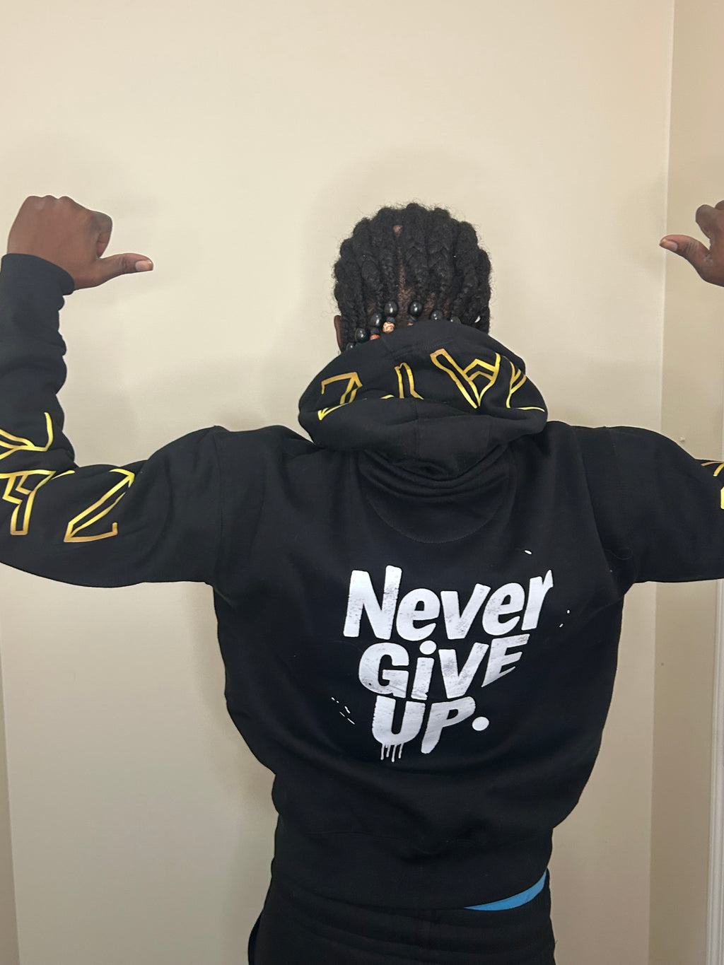 Limited Never give up writing